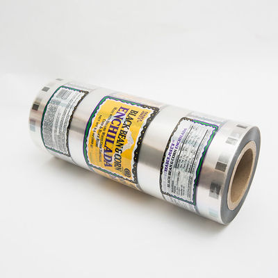 Custom Printing Oem Plastic Packaging Film Roll Stock Laminated Foil Food Grade
