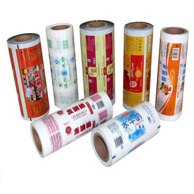 Laminated Food Grade Plastic Packaging Film Gravure Printing PE PET