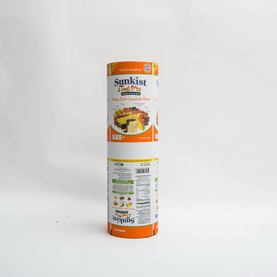 1000M Flexible Food Packaging Film 1.2oz  Plastic Wrap Roll For Packing For Mix Fruit Chips