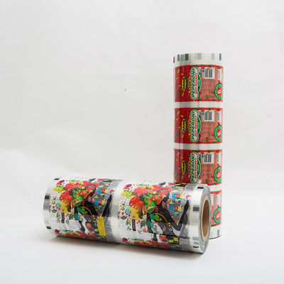 1000m Peelable Printed Lidding Film VMPET Plastic Cup Sealing Film