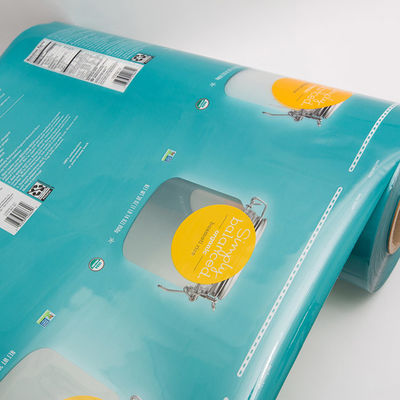 100um 560mm Easy Peel Printed Lidding Film PA PE 8 Colors For Plastic Tray Thermoforming