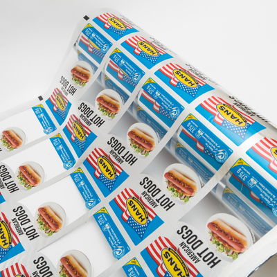 1000m Peelable Printed Lidding Film VMPET Plastic Cup Sealing Film