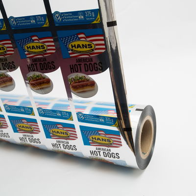 1000m Peelable Printed Lidding Film VMPET Plastic Cup Sealing Film