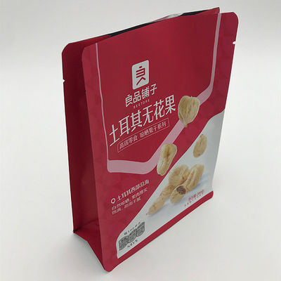 Multi Layers Flat Bottom Standing Pouch Leak Proof VMPET Zip Lock Bags For Packaging