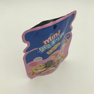 60g 100g Custom Shaped Bags Laminated Plastic Zip Lock Pouch Side Gusset