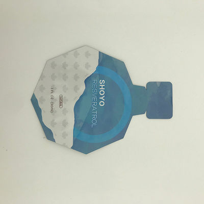 Irregular Shaped Octagon Plastic Pouch With Zipper VMCPP Commercial Food Packaging Bags