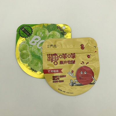 PET CPP Leakproof Custom Shaped Bags Plastic Zip Lock VMPET