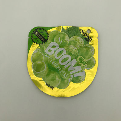 Zipper Snack Food Grade Heat Seal Bags Custom Printed Plastic Zipper Pouch ODM