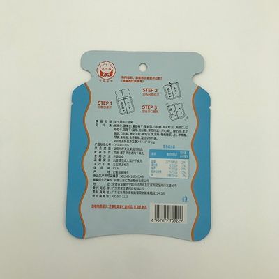 VMPET Nuts Custom Shaped Bags Plastic Zip Lock Bags With Logo OEM