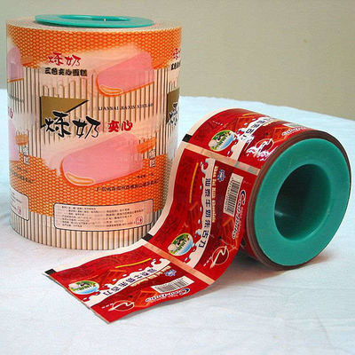 2 Layers VMPET Plastic Film Roll For Food Packaging Polyethylene Wrapping For Cake