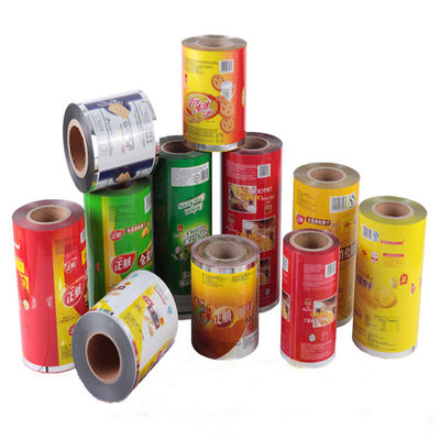 104 Micron VMPET PE Plastic Packaging Film Fruit Chips Plastic Food Wrap Film