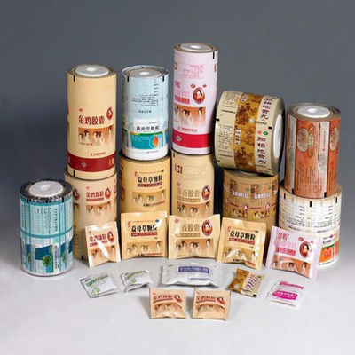 Soft Heat Seal Food Plastic Printed Laminated Packaging Film Roll Moisture Proof