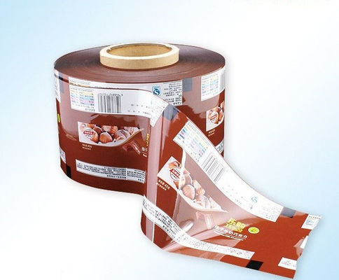 2 Layers VMPET Plastic Film Roll For Food Packaging Polyethylene Wrapping For Cake