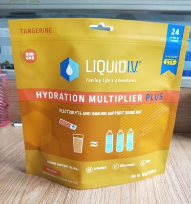 100% PE 7.9OZ Recyclable Pouch Food Packaging Custom Printed Resealable Food Bags