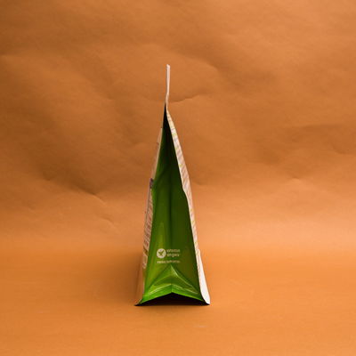 Vmpet 120mm Side Gusset Flat Bottom Bags Pouch 130 Microns Vegan Nutritional