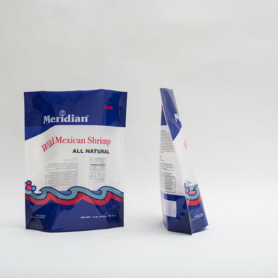 1lb Mexican Shrimp Stand Up Plastic Pouch Printed Plastic Bags With Zipper