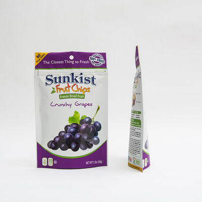1.2oz Fruit Chips VMPET Stand Up Zipper Bag Resealable Pouch Plastic Packaging