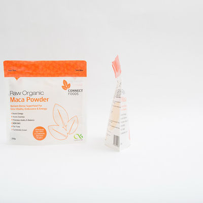 250g Maca Powder Food Packaging Bags 120MIC Stand Up Pouch With Zipper