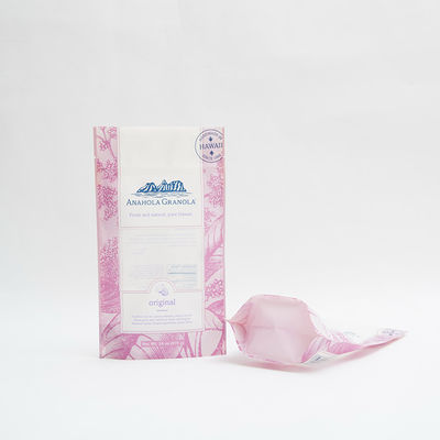 24oz Granola Food Packaging Bags Plastic 6 Color Packing Zip Lock Pouch