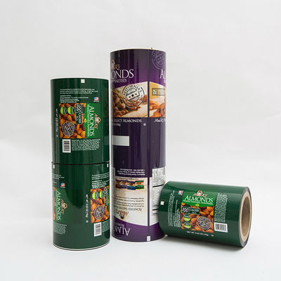 5.5oz Almond Composite Films For Food Packaging Plastic Shrink Wrap Roll