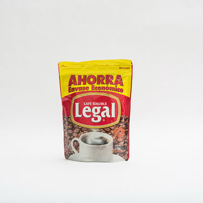 175g Coffee Packaging Bags Zipper Custom Printed Stand Up Pouches For Coffee Beans