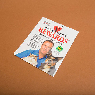 150g 70mm Stand Up Pouches Custom Packaging Small Dog Treat Packaging Bags